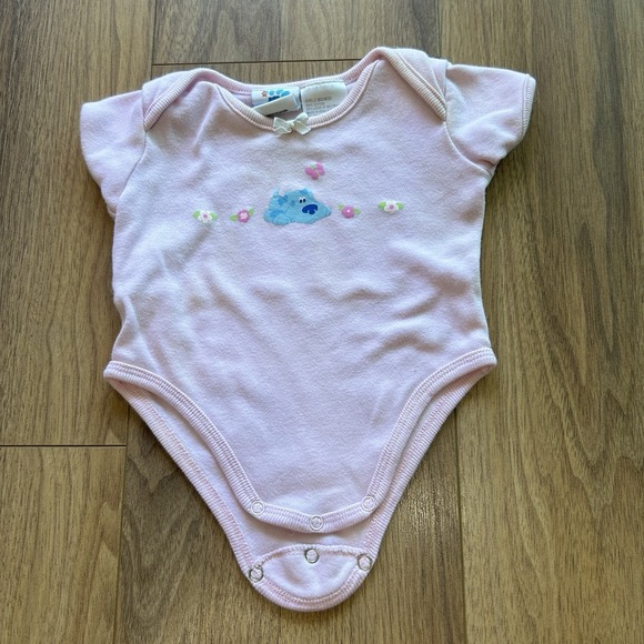 Other - Vintage Baby Blues Clues One Piece Snap Girls Size 0-3 M Read